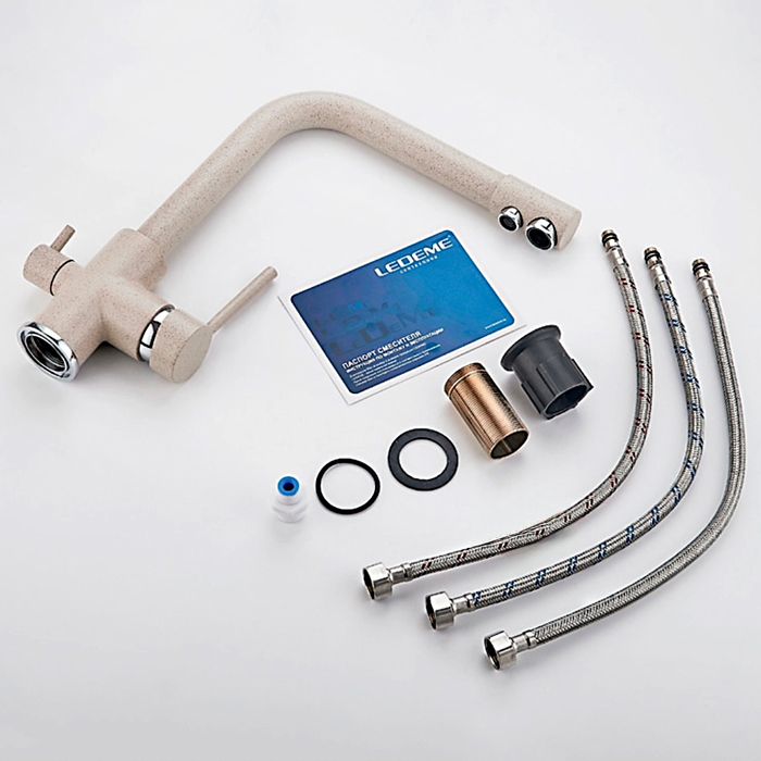 Смеситель для кухни Ledeme L4055K-3