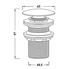 Донный клапан Ledeme L65-1