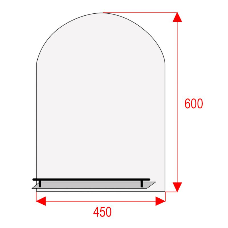 Зеркало Ledeme L680 бесцветное