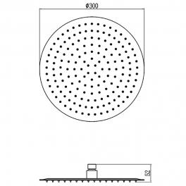Верхний душ Ledeme L013-30