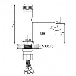 Смеситель для раковины Ledeme L1076U