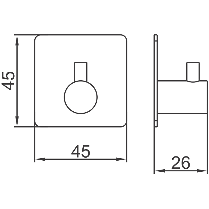 Крючок Ledeme L215-4