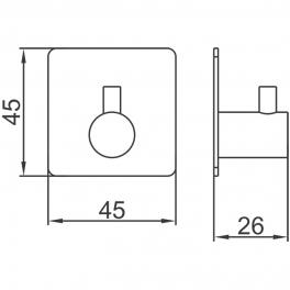 Крючок Ledeme L215-4