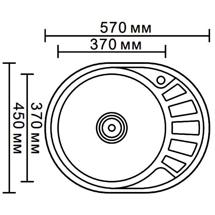 Мойка для кухни из нержавеющей стали Ledeme L75745-6R