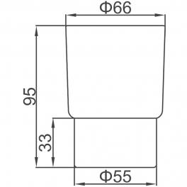 Стакан Ledeme L752