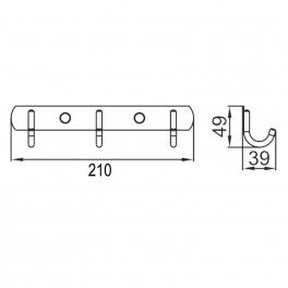 Крючок Ledeme L70202-3