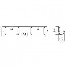 Крючок Ledeme L70202-4