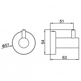 Крючок Ledeme L71905-1