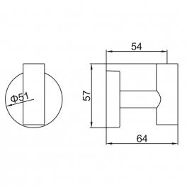 Крючок Ledeme L71905