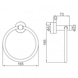 Полотенцедержатель Ledeme L71904