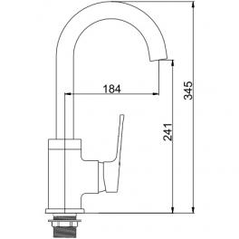 Смеситель для кухни Ledeme L4057-2