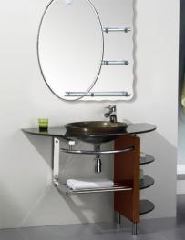 Раковина Ledeme L208-48-30 коричневая